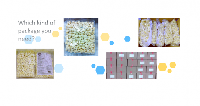 ताजा स्वाद और लंबे शेल्फ जीवन वाले थोक लहसुन जमे हुए लहसुन 4