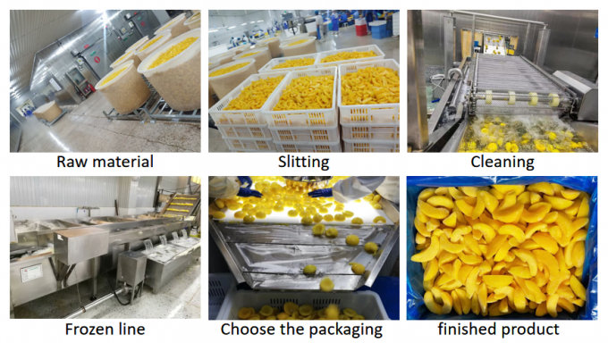 शीर्ष गुणवत्ता 10 किलो थोक जमे हुए पीले आड़ू के आधे - डिब्बाबंद और निर्यात उपयोग के लिए आदर्श 3