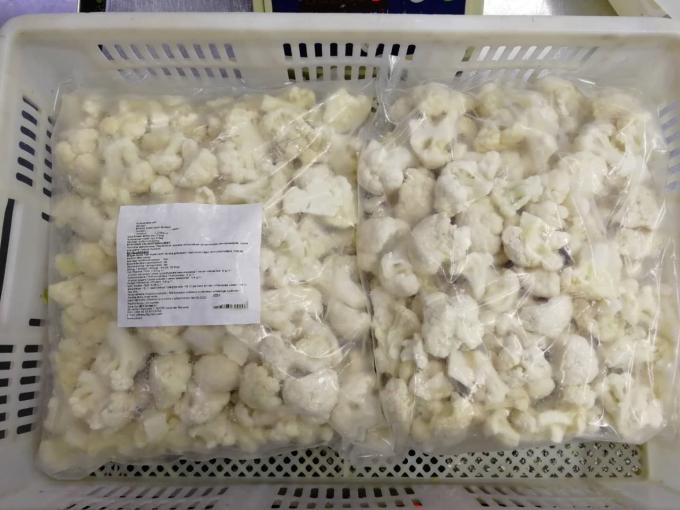 जमे हुए सब्जी फूलगोभी IQF जमे हुए फूलगोभी 20-40 मिमी/30-50 मिमी/40-60 मिमी 2