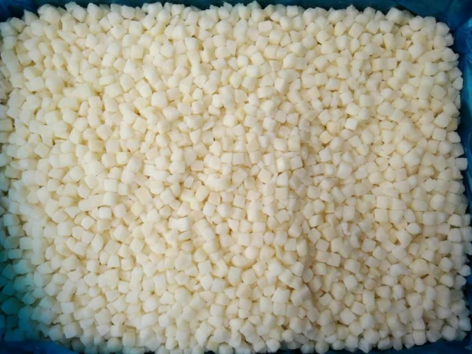 चीन नई आईक्यूएफ फ्रोजन डाइस्ड सेब क्यूब्स डाइसेस स्लाइस 10 मिमी 6 मिमी फ़ूजी सेब फल नाशपाती कीवी आम अनानास ब्लैकबेरी ब्लैक करंट 1